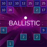 Ballistic is a vibrant twist on the addicting ball-shooter classic with a unique, improved scoring system. Tap and drag to aim and eliminate all the tiles before they pile up. When a tile hits the bottom row, the game is over. Keep coming back to try and top your own high score! Unlock power-ups as you play, allowing you to clear more tiles faster. The colorful graphics and fast-paced action in the ballistic game will keep you coming back for more.
