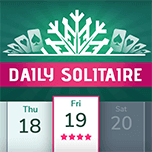 Daily Solitaire is an all-new classic Klondike solitaire game that features different challenges each day! Play the easiest games on Mondays and the most difficult on Sundays. Come back and keep playing this free solitaire. Whether you're looking for a relaxing way to unwind or a mental challenge to sharpen your thinking, Daily Solitaire has something for everyone. Enjoy the familiar solitaire experience with a new twist each day.