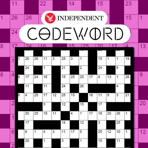Crosswords and puzzles - the independent: play the independent's codeword