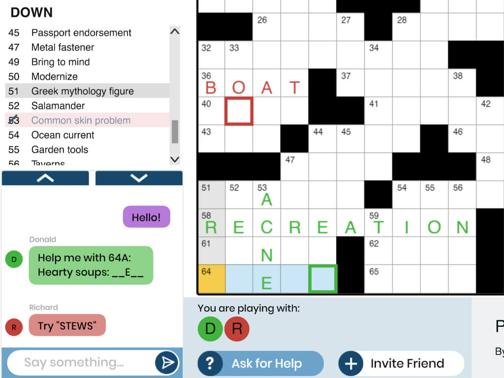 Lets Crossword - Solve Puzzles With Your Friends