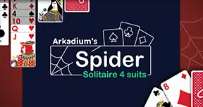 Spider Solitär 4 Suits Card Image