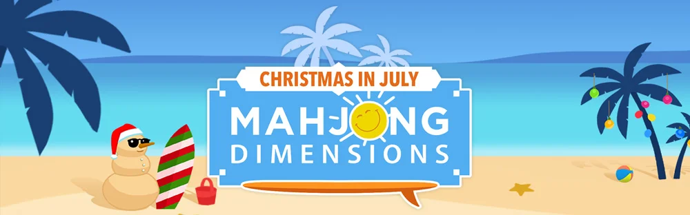 Christmas in July Mahjong Dimensions promotional image