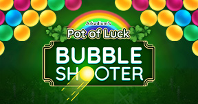 Arkadium’s Pot of Luck Bubble Shooter Card Image