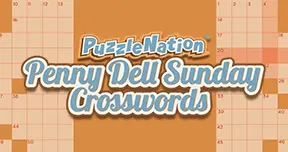 Penny Dell Sunday Crossword Card Image