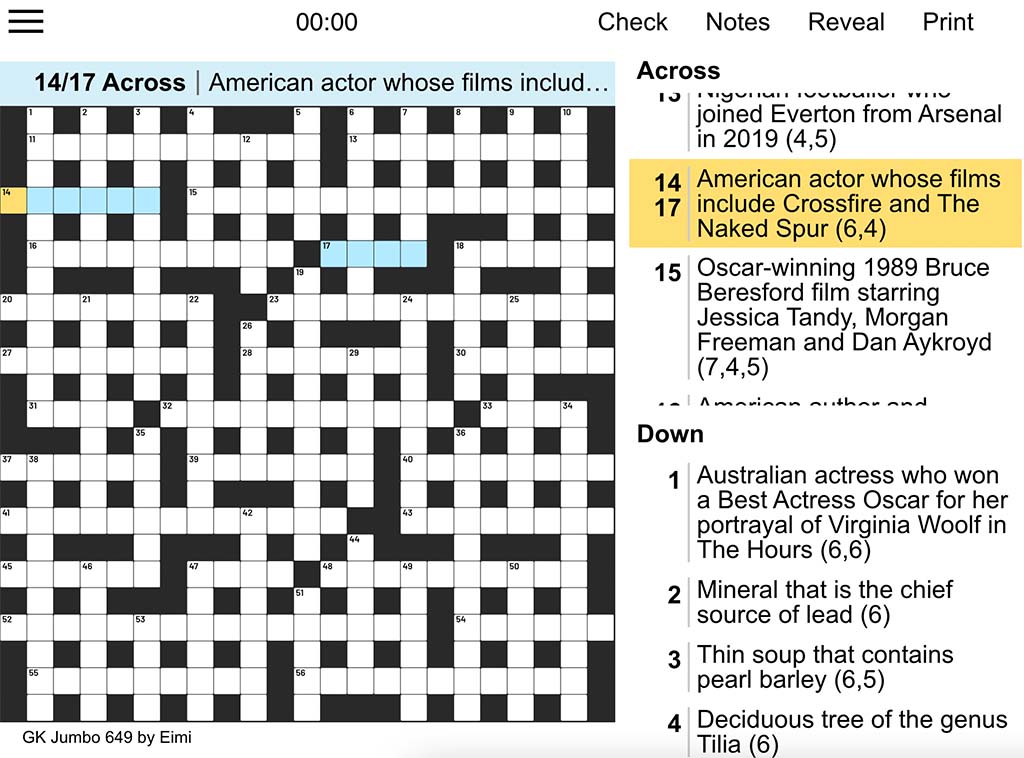Crosswords and puzzles - the independent: play the independent's jumbo general  knowledge crossword