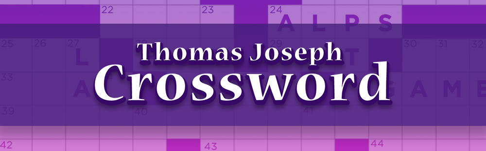 Thomas Joseph Crossword Puzzle - Play Online for Free in Canada