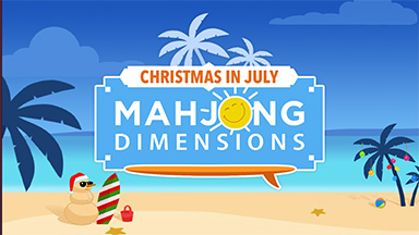 Christmas in July Mahjong Dimensions