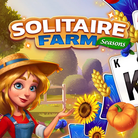 solitaire farm seasons game logo