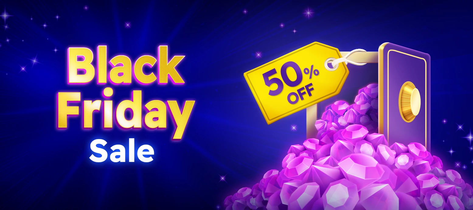 Black Friday Sale: 50% Off Arkadium Plus and Gems