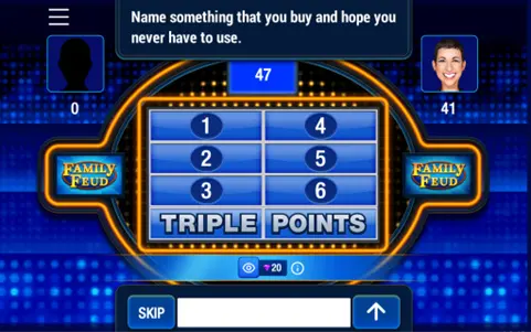  A sample in-game survey question