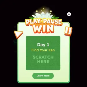 An example of a Play, Pause, Win. Scratcher