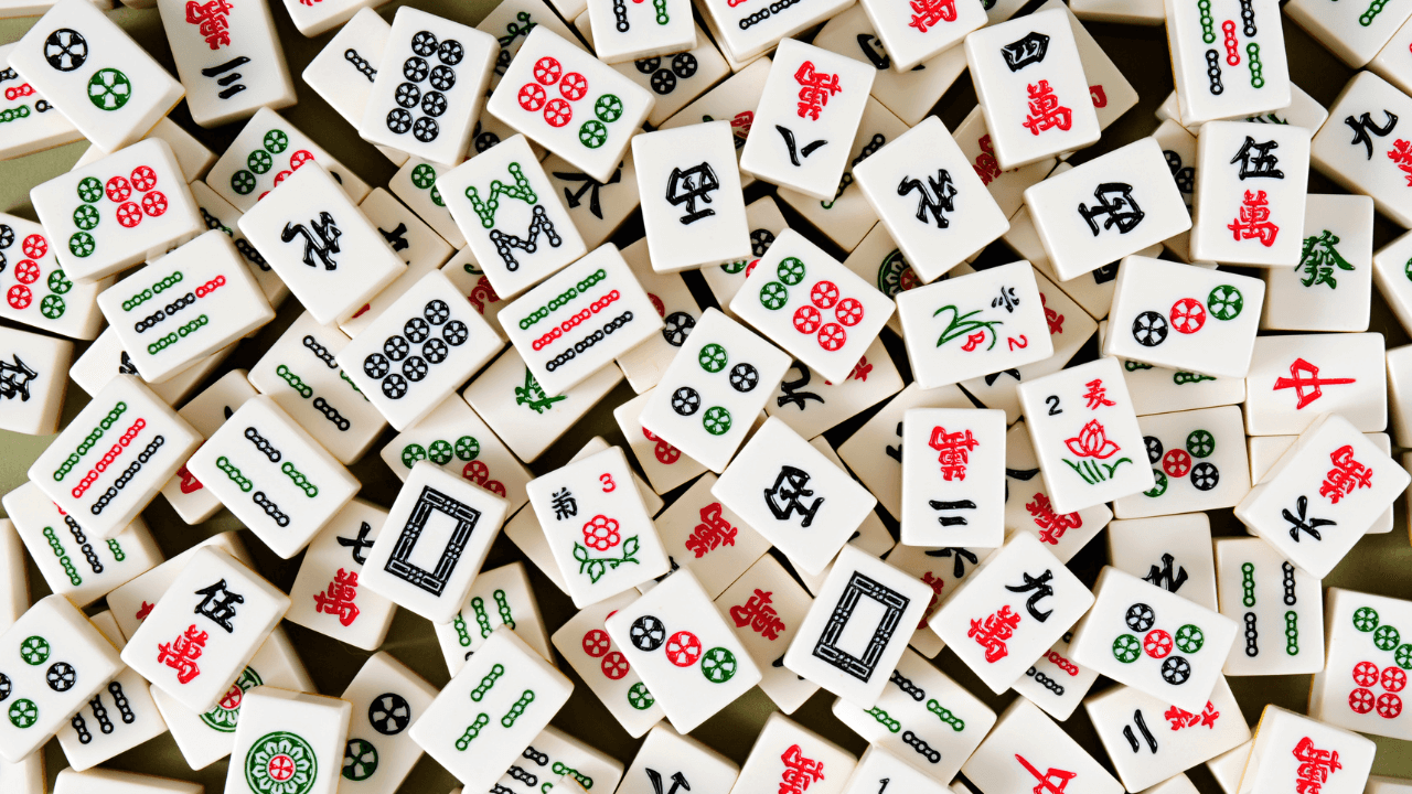 different mahjong tiles