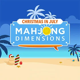 Christmas in July Mahjong Dimensions
