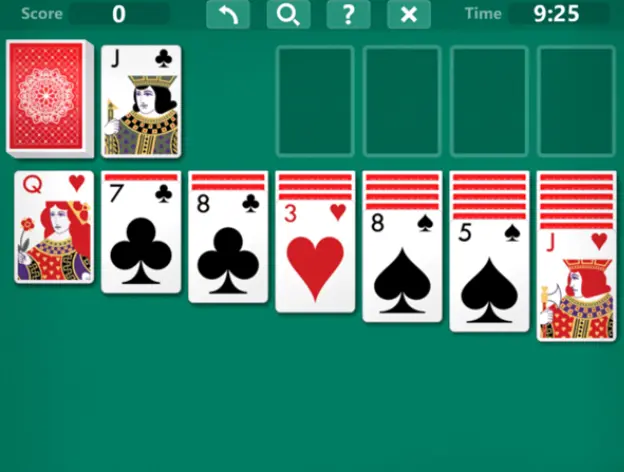 Solitaire tableau