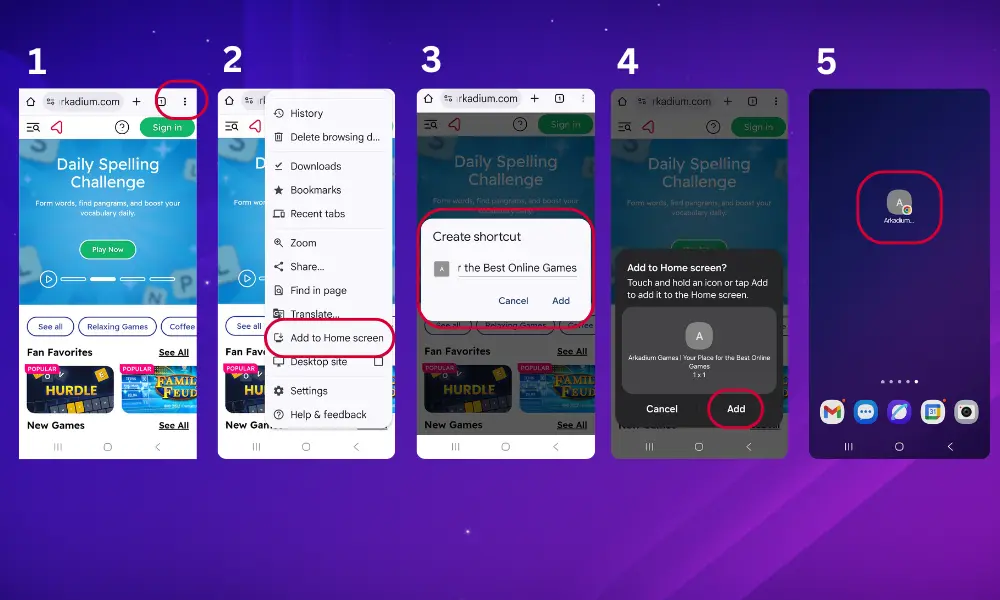 Step by Step: Android Chrome Browser