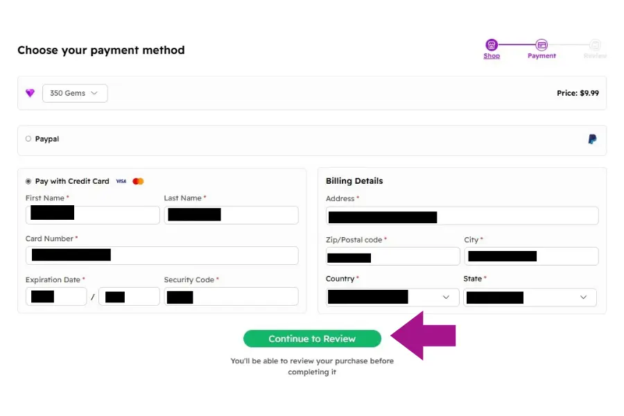 A screenshot of the checkout process with the Promo Code field highlighted