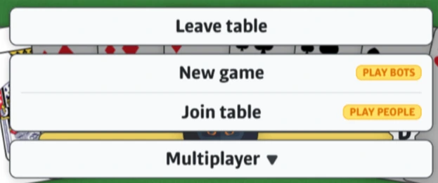 Example of how to join a Euchre Game on Arkadium.com