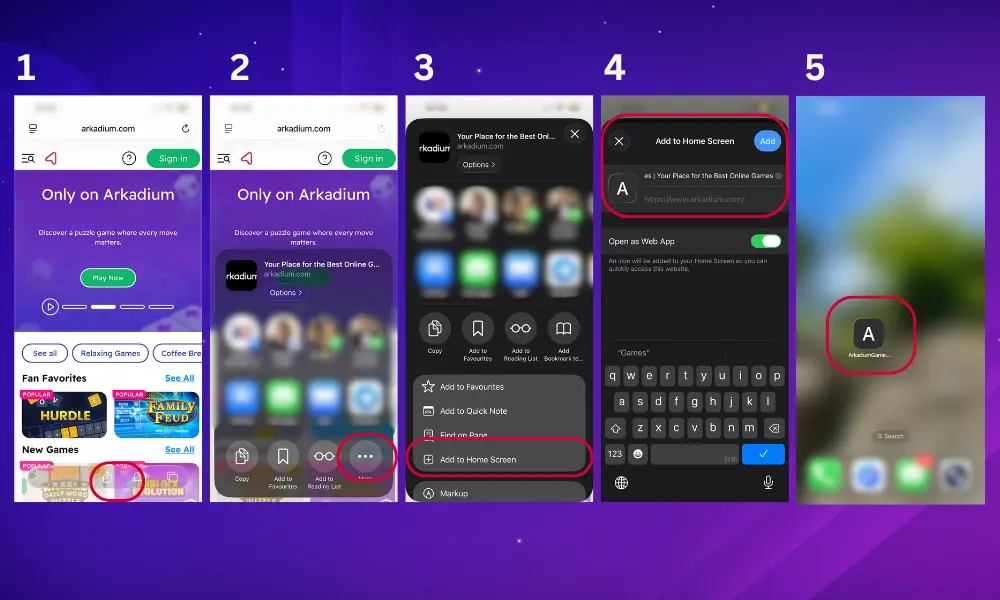 Step by Step: iPhone Safari Browser