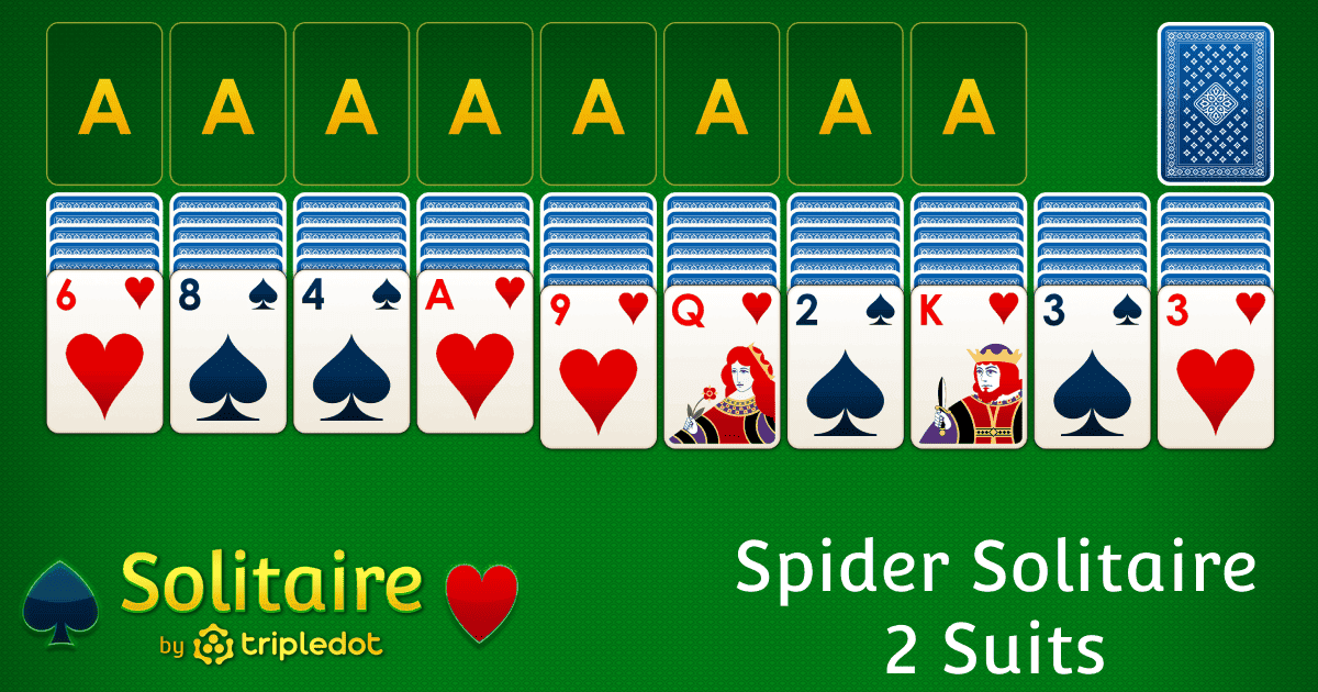 How to Play Spider Solitaire 2 Suits & Win More Often